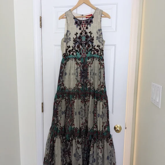 Bhanuni by Jyoti from Anthropologie floral maxi dress - Picture 2 of 6